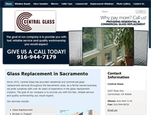 Tablet Screenshot of centralglass1.com